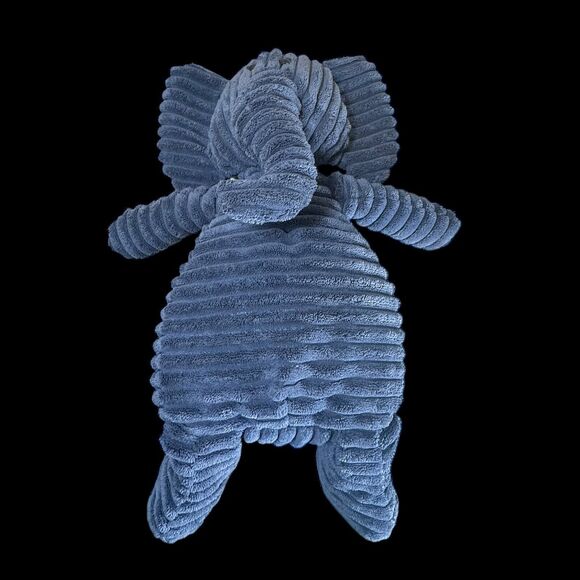 Jellycat Blue Cordy Roy Elephant 14” Plush Corduroy Stuffed Animal - Picture 1 of 8